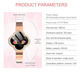 S6 Women’s Smart Bracelet – Waterproof HR & BP Tracker