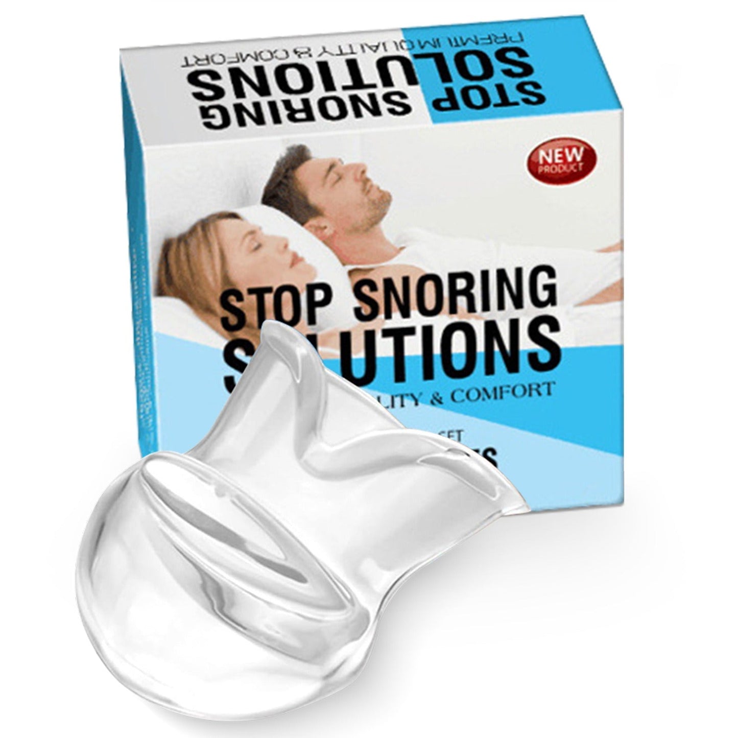 Anti-Snoring Tongue Sleeve Device – Silicone Sleep Respirator
