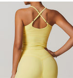 Sollinarry Cross Back Yoga Vest – Brushed & Tight