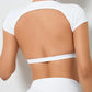 Yoga Outdoor Running Backless Fitness T-shirt