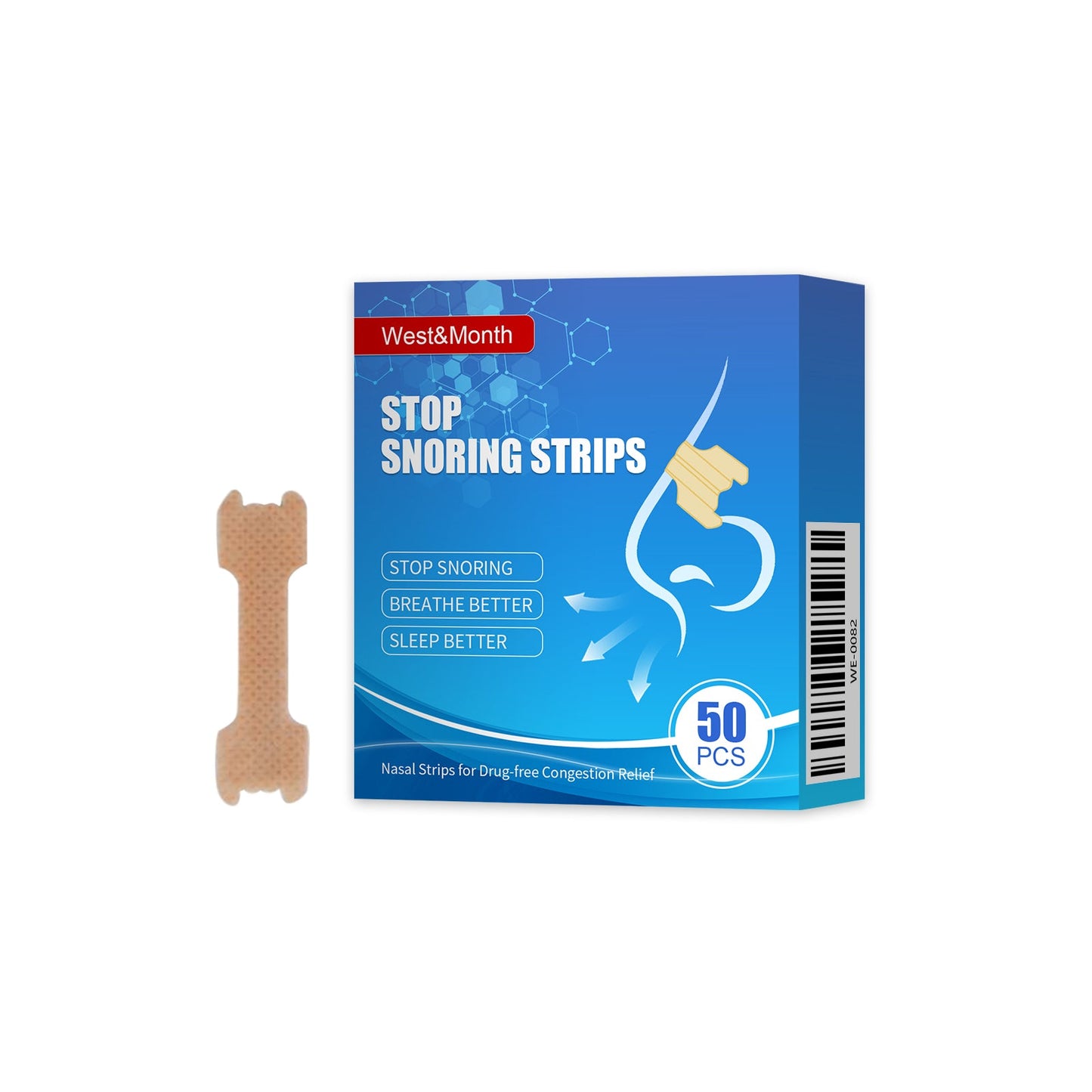 Stop Snoring Strips – Anti-Snoring Respiratory Care Patch