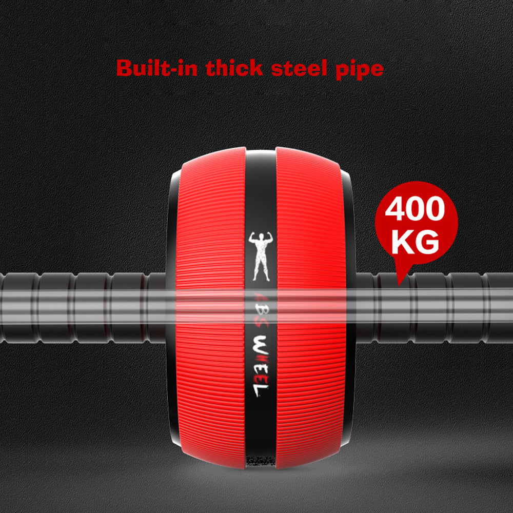 Silent TPR Ab Wheel Roller – Core & Belly Trainer for Home Gym