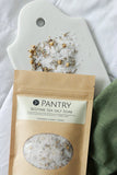 Bedtime Sea Salt Bath Tea – Lavender + Chamomile Epsom Soak