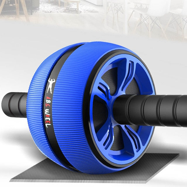 Silent TPR Ab Wheel Roller – Core & Belly Trainer for Home Gym