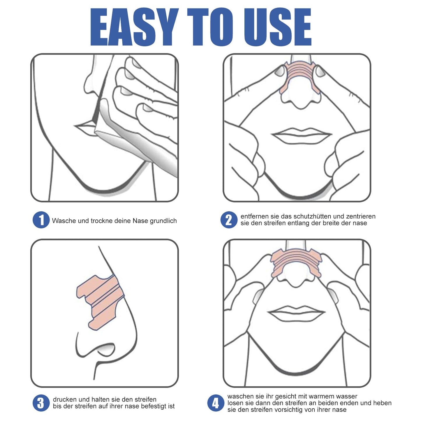 Care Nasal Strips – Anti-Snoring Sleep Aid for Nasal Dilation