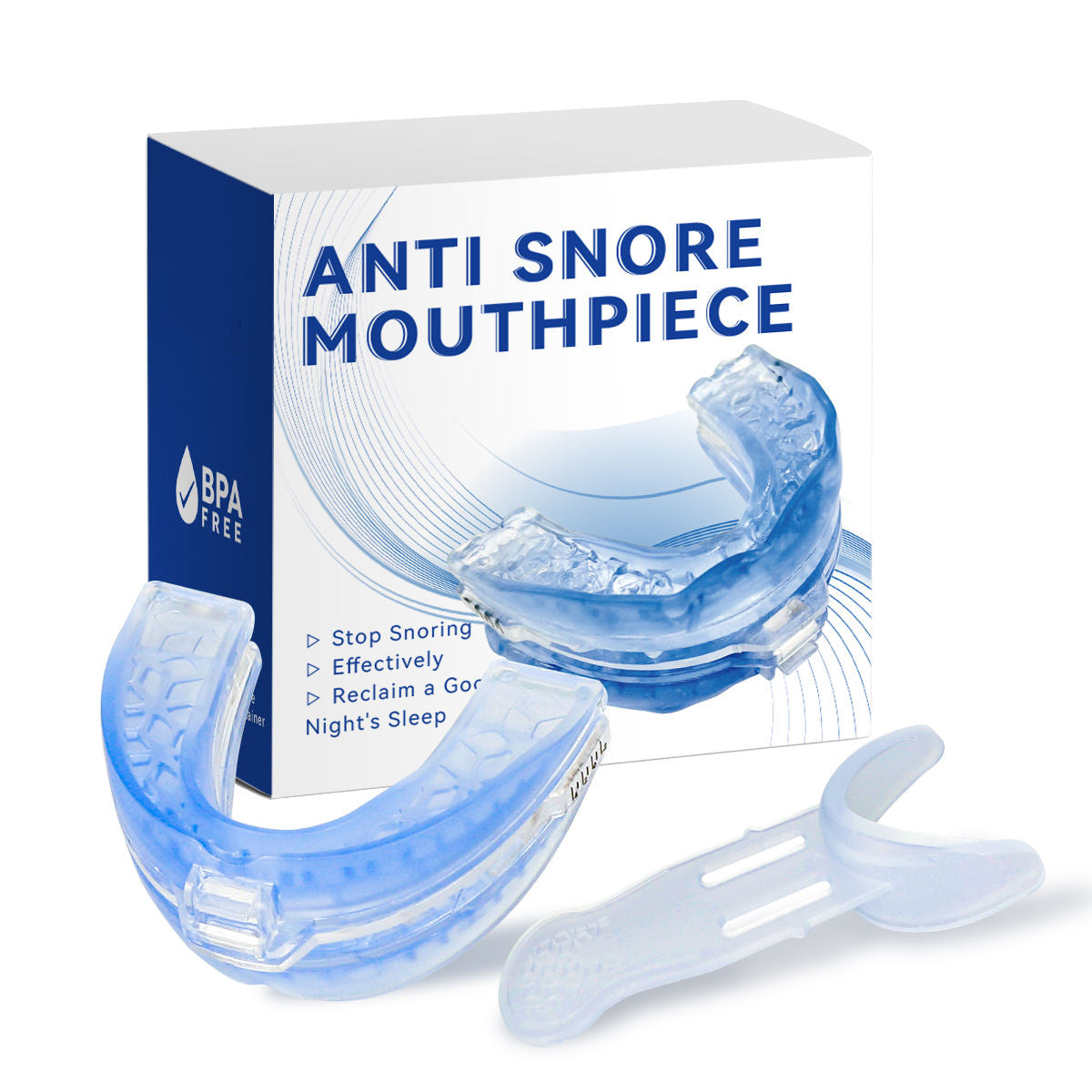 Adjustable Anti-Snoring & Anti-Bruxism Silicone Braces – Night Mouth Guard