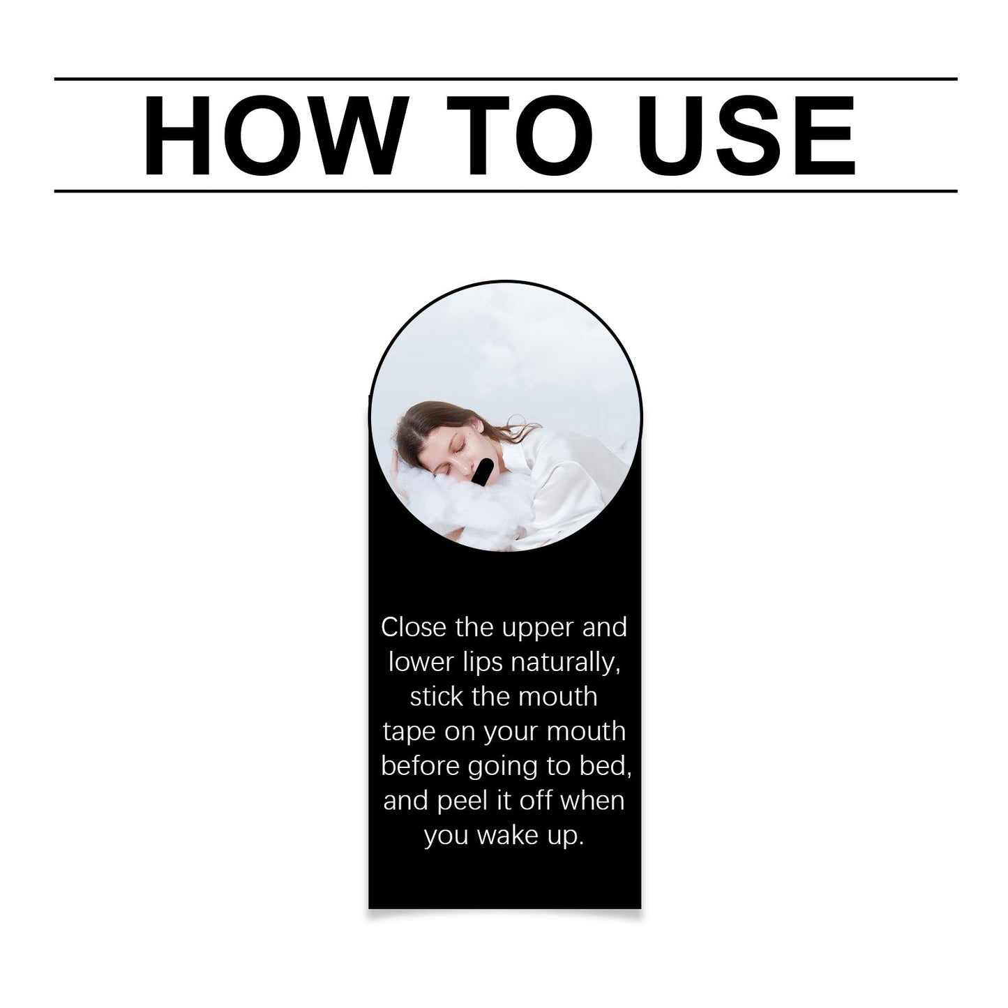 Anti-Snoring Tape – Comfortable Breathable Sleep Mouth Tape