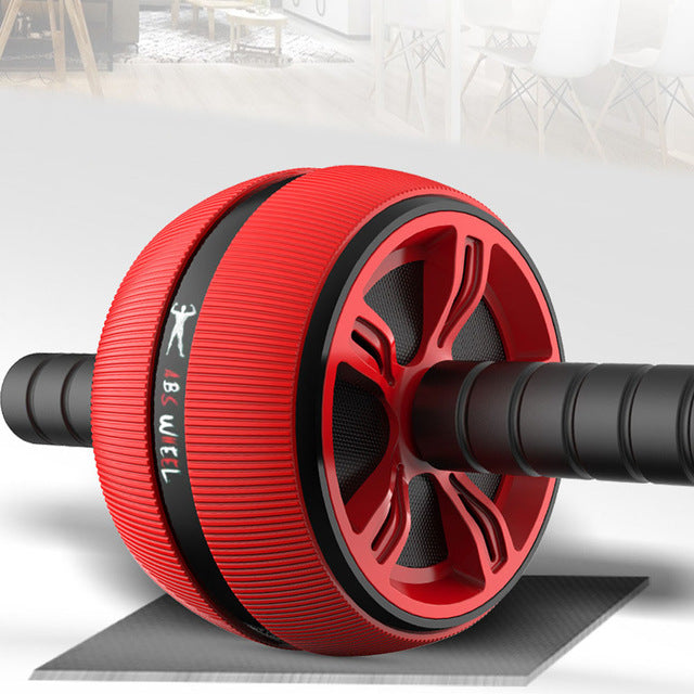 Silent TPR Ab Wheel Roller – Core & Belly Trainer for Home Gym