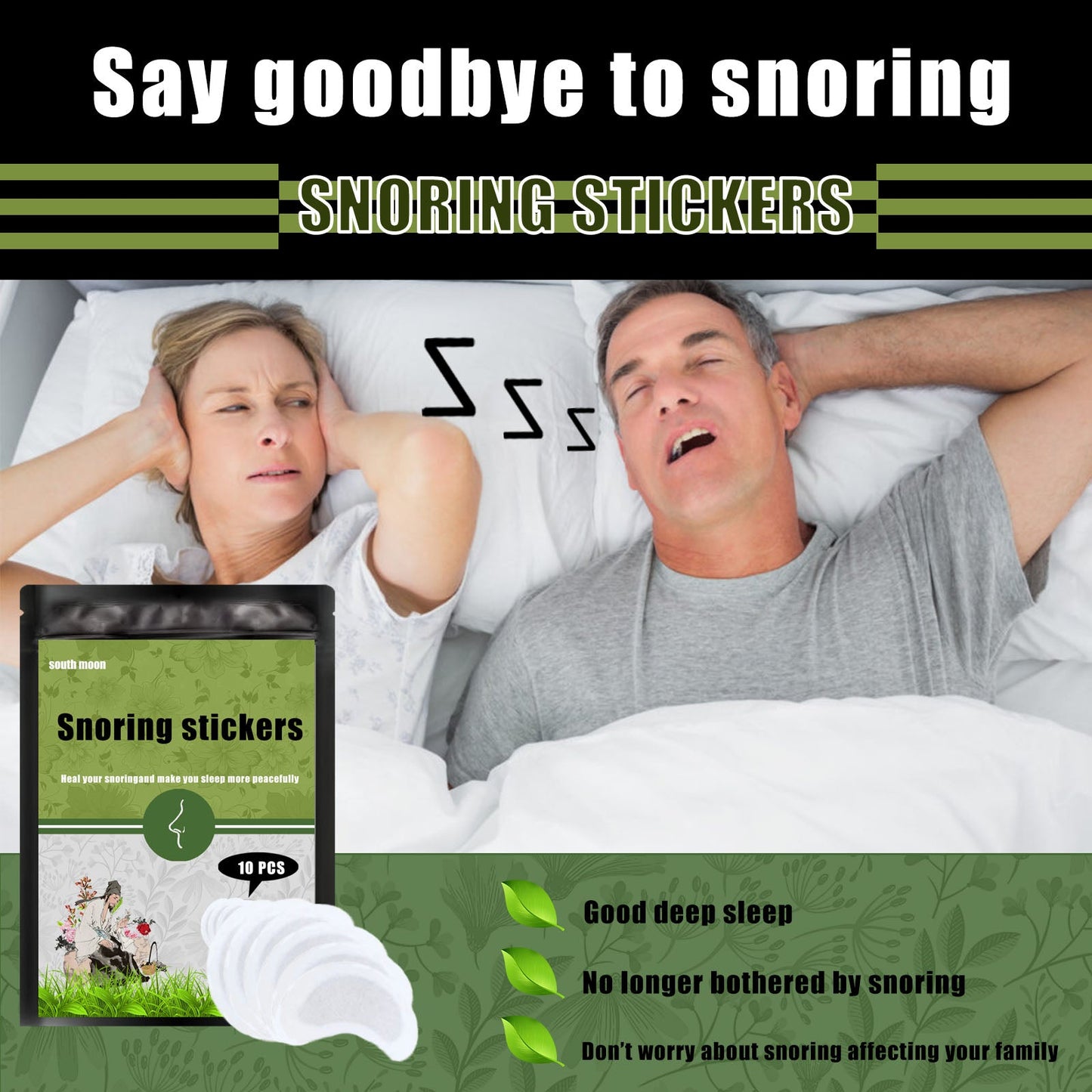 Anti-Snoring Patch – Breathing & Sleep Care Patch