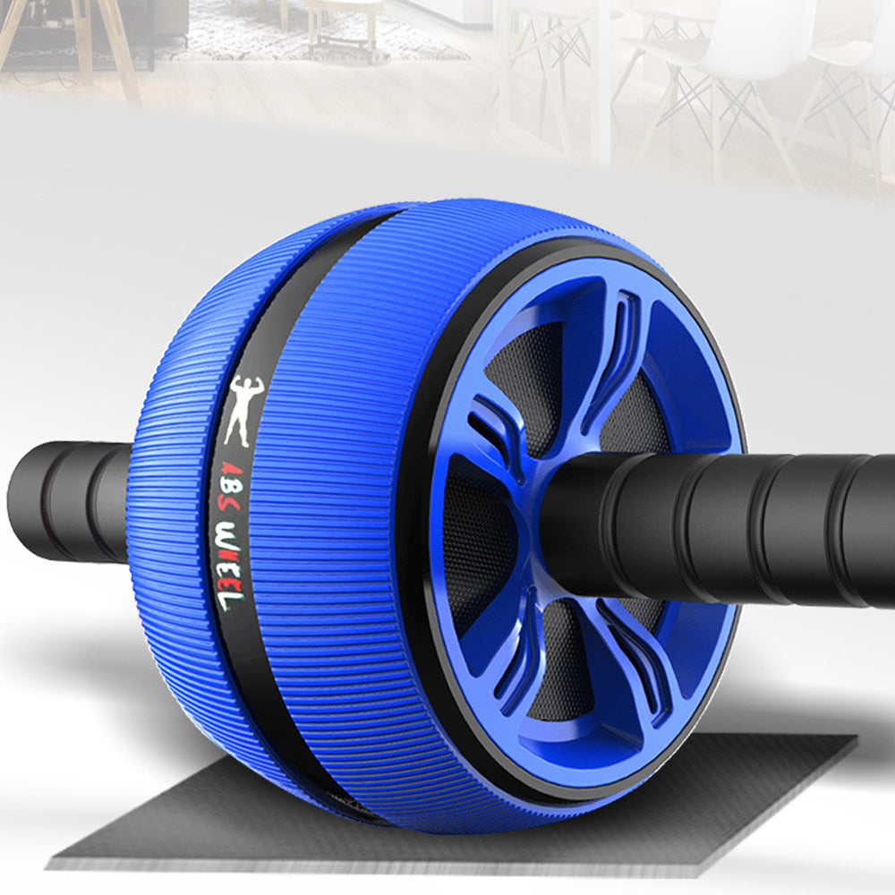 Silent TPR Ab Wheel Roller – Core & Belly Trainer for Home Gym
