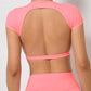 Yoga Outdoor Running Backless Fitness T-shirt
