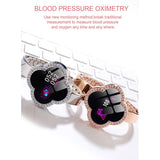 S6 Women’s Smart Bracelet – Waterproof HR & BP Tracker