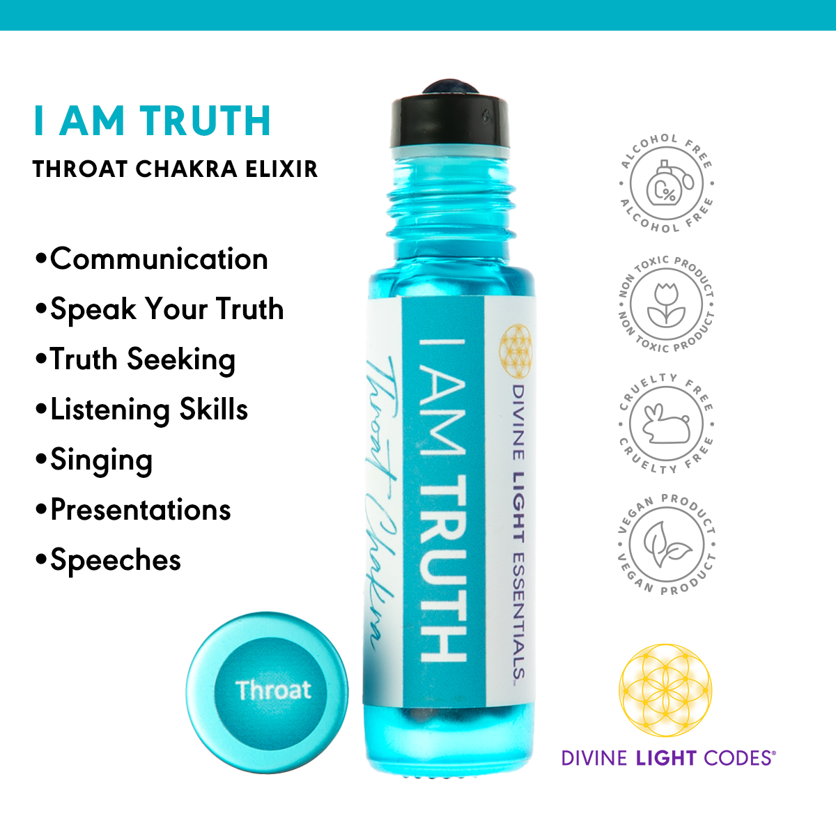 Chakra Balancing Elixirs - Essential Oils - 7 Roller Bottles Set