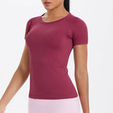Women’s Exercise T-Shirt Yoga Short Sleeve
