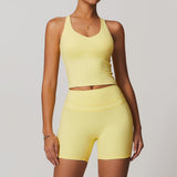Sollinarry Cross Back Yoga Vest – Brushed & Tight