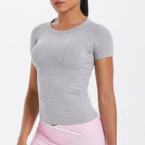 Women’s Exercise T-Shirt Yoga Short Sleeve