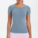 Women’s Exercise T-Shirt Yoga Short Sleeve