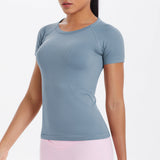 Women’s Exercise T-Shirt Yoga Short Sleeve