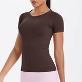 Women’s Exercise T-Shirt Yoga Short Sleeve
