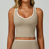 Sollinarry Contrast Sports Vest – Hollow Back