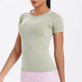 Women’s Exercise T-Shirt Yoga Short Sleeve