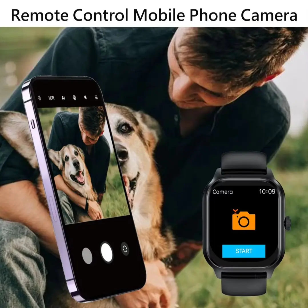 Smart Watch for Men & Women – Bluetooth Call, Music & Fitness Tracker