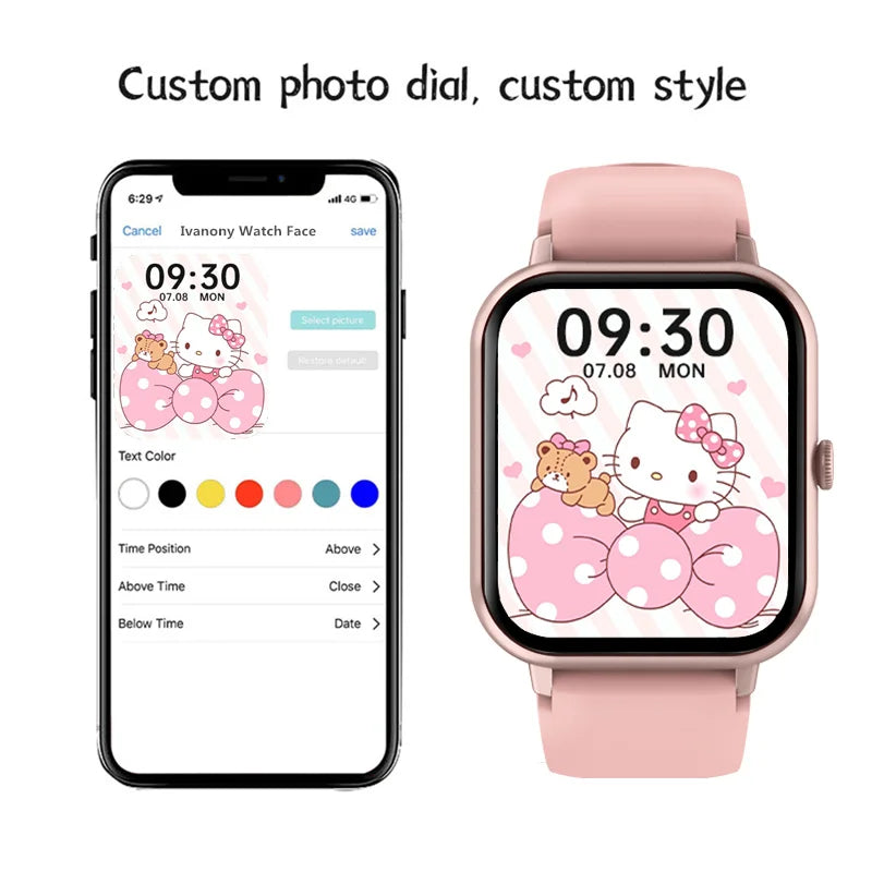 Smart Watch for Men – 1.83" HD Screen with Call & Music Functions