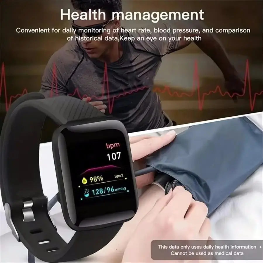 Smart Watch Sport – Fitness Bracelet with Music & Message Control