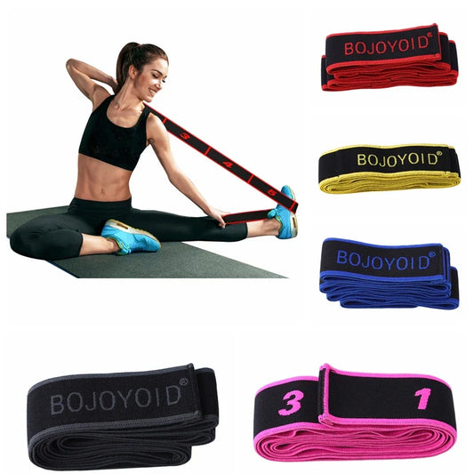 Yoga Stretching Band – 8-Segment High-Elasticity Fitness & Dance Tension Band