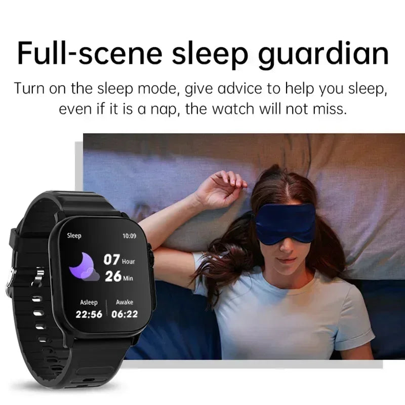2025 Smart Watch – Heart Rate & Sleep Tracker, Waterproof & Dustproof