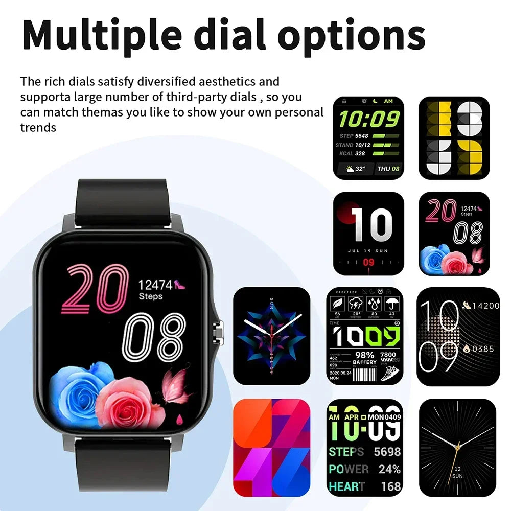 2025 Smart Watch – 1.91" Display, Bluetooth & Fitness Tracker for Men & Women