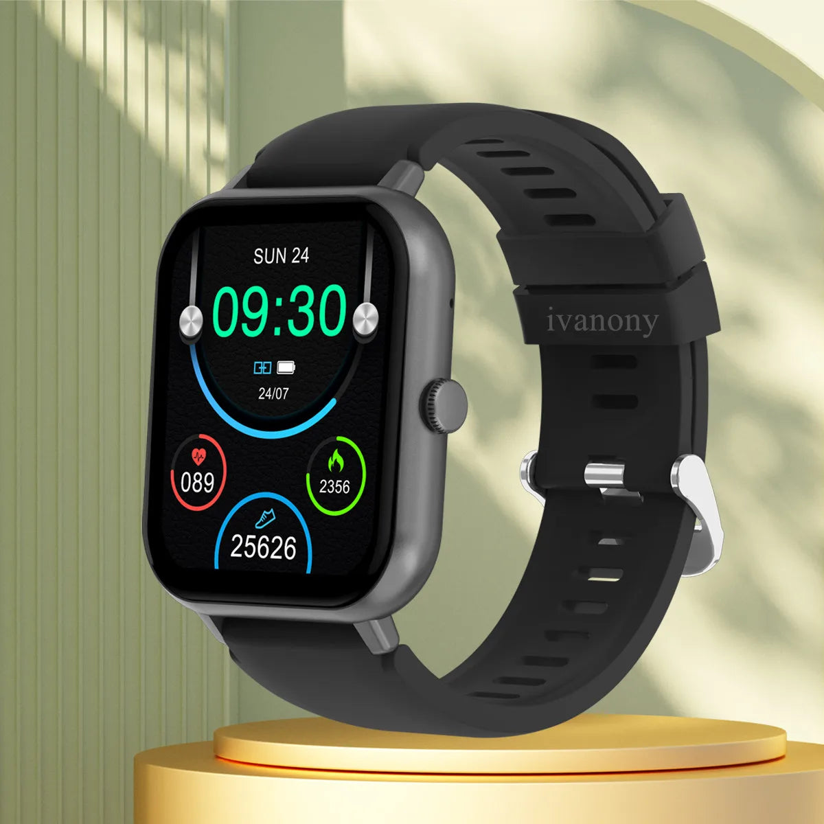 Smart Watch for Men – 1.83" HD Screen with Call & Music Functions