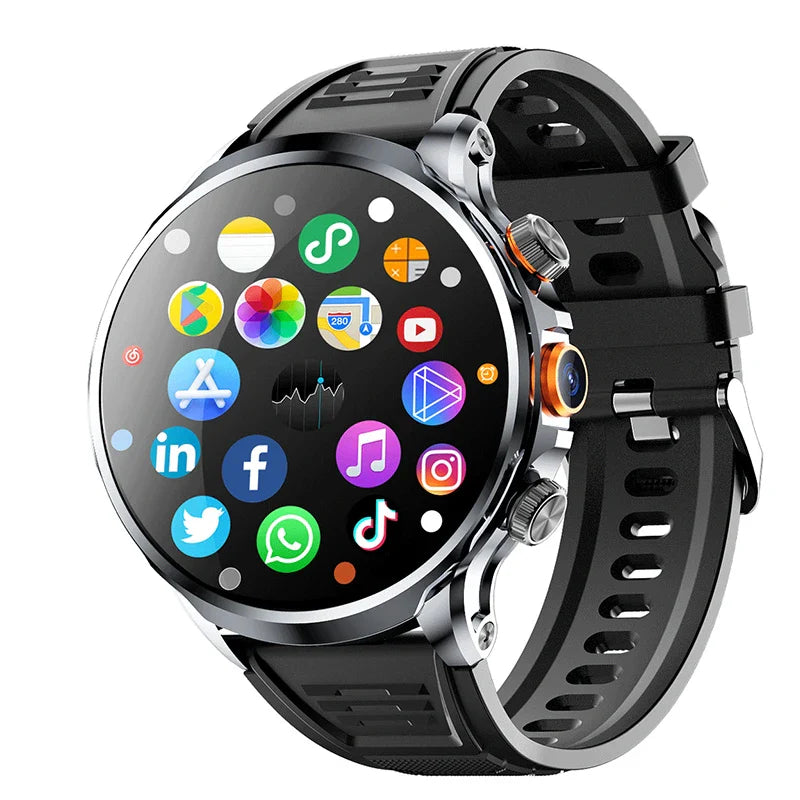 2025 Smart Watch 4G – Android 1.95" IPS Screen with GPS & 200W Camera