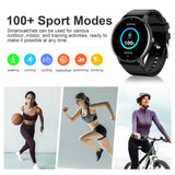 LIGE Smart Watch – Full Touch Screen, Bluetooth 5.2, Waterproof Fitness Tracker (ZL02)