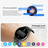 LIGE Smart Watch – Full Touch Screen, Bluetooth 5.2, Waterproof Fitness Tracker (ZL02)