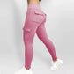 High Elastic Fitness Workwear Pants with Pockets for Women