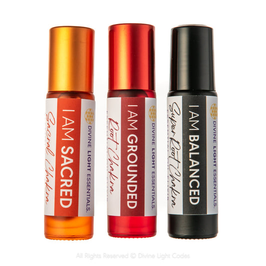 Ground Yourself Bundle - Essential Oils for Creativity - Security - Community - 3 Roller Bottles