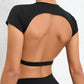 Yoga Outdoor Running Backless Fitness T-shirt